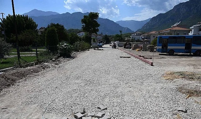 Kemer’de altyapı çalışmaları
