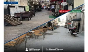 Alsancak’ın kalbinde altyapının ardından sıra üstyapıda