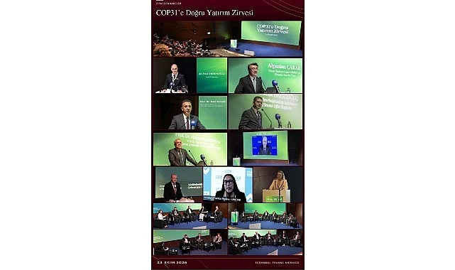 “COP31’e Doğru Yatırım Zirvesi”nde Türkiye’nin uluslararası yeşil yatırımları çekme potansiyeli ve bu alandaki yol haritası ele alındı.