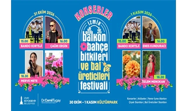 Kültürpark’ta çiçek ve bal festivali başlıyor