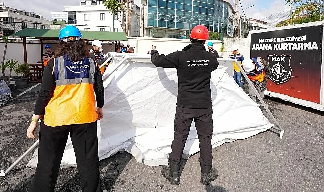 Maltepe’de afetlere karşı seferberlik sürüyor: 800 mahalle afet gönüllüsü sahada